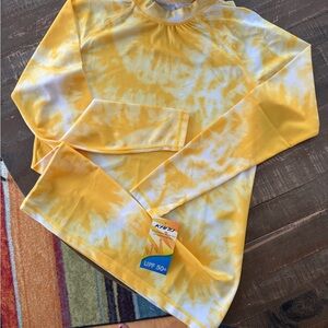 Kanu Surf Yellow Rash Guard size S